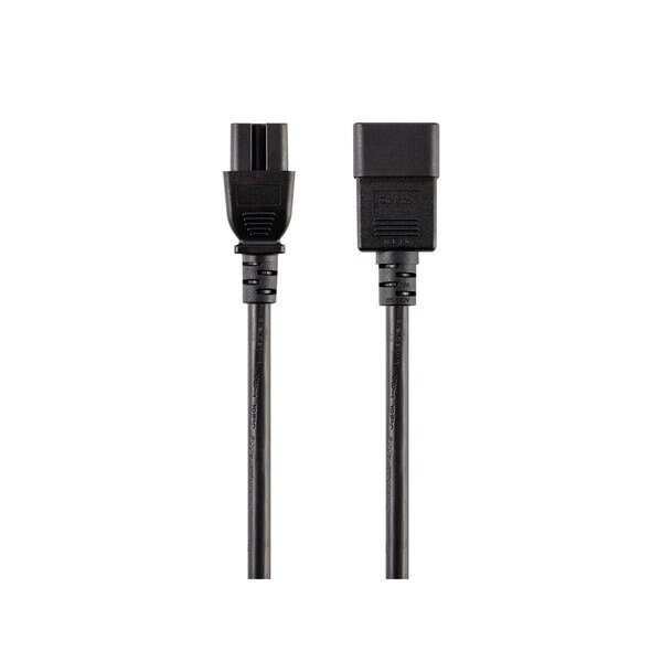Power Cord - IEC 60320 C20 to IEC 60320 C15_ 14AWG_ 15A_ 3-Prong_ Blac, Monoprice, Mfr#: 40067